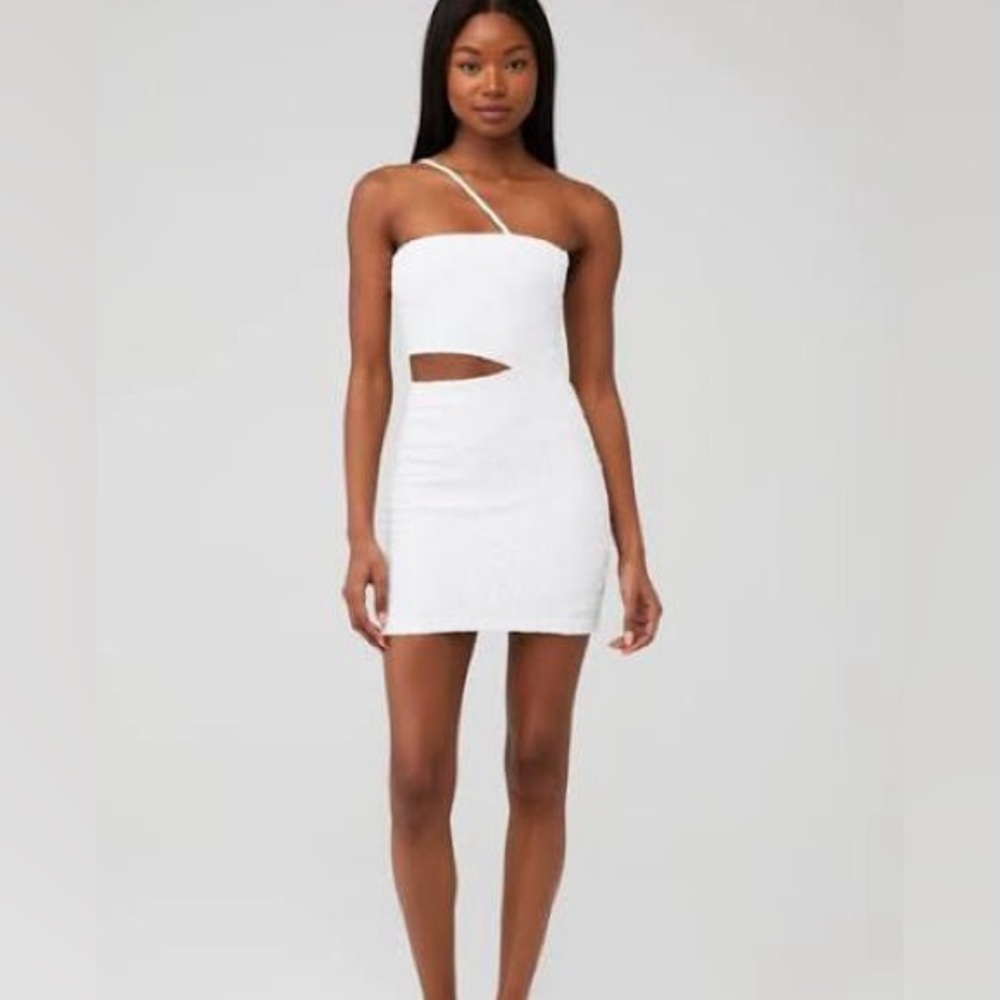NWT Amanda Uprichard Brinley White Mini Dress Sz XS